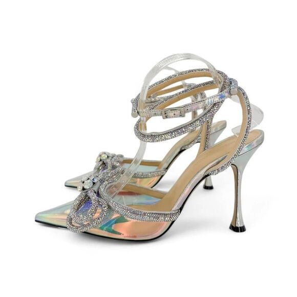 Mach & Mach Sparkling Rhinestone Heels - Picture 6 of 12